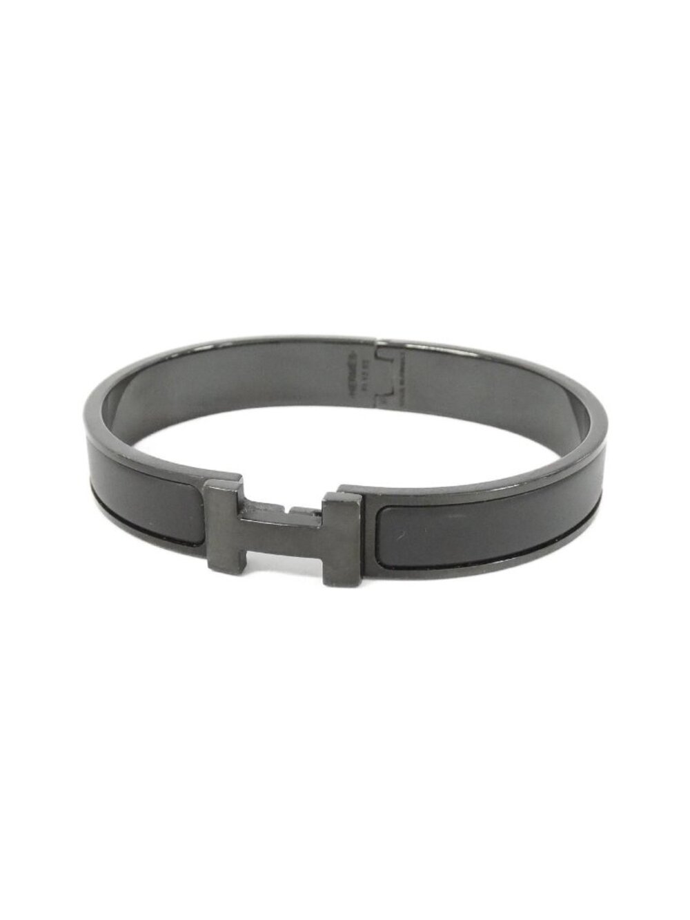 Hermes Clic H Ash So Black Bracelet